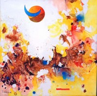 Zohaib Rind, 36 x 36 Inch, Acrylic on Canvas, Abstract Painting, AC-ZR-362